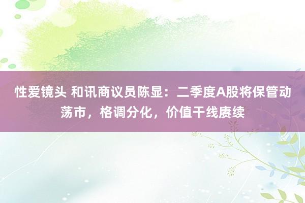 性爱镜头 和讯商议员陈显：二季度A股将保管动荡市，格调分化，价值干线赓续